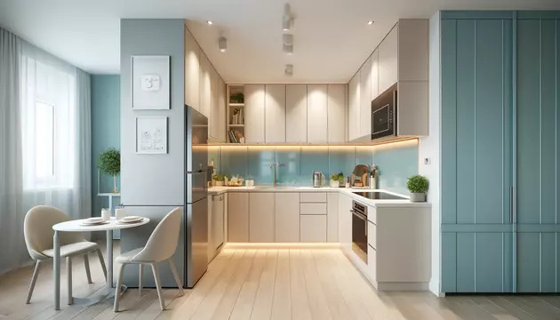 modern small kitchen idea